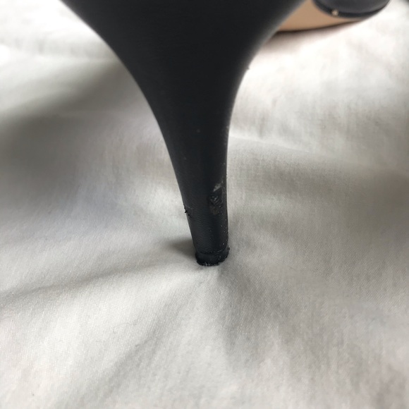 Kelly & Katie strappy matte black heels - Picture 3 of 5